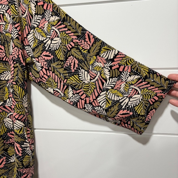 Part Two Copenhagen botanical print 3/4 sleeve blouse flowy size EU40 - Picture 6 of 16